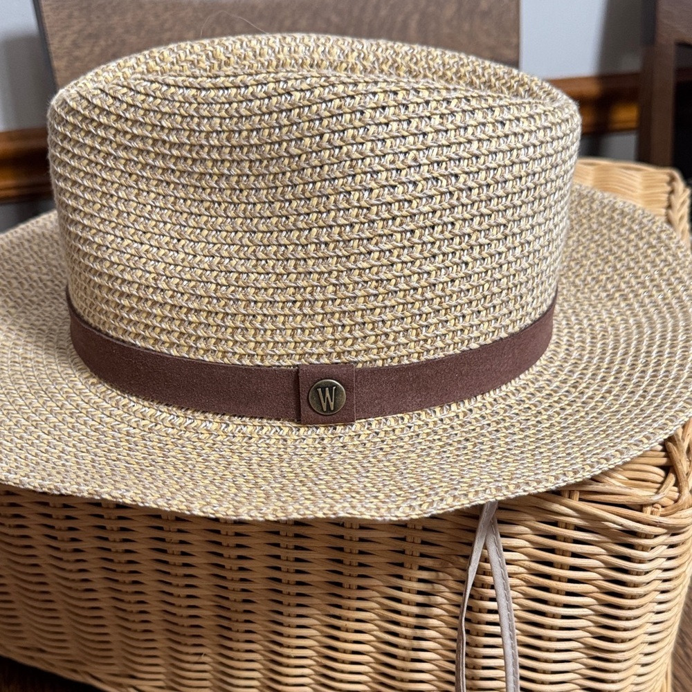 Wallaroo Travel Sun Hat with Brown Band - Men Great Condition